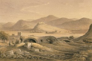 View of Ephesus by Johann Martin Bernatz