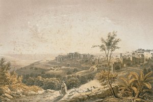 View of Jerusalem by Johann Martin Bernatz