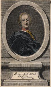 Friedrich Gottlieb Klopstock, German poet by Johann Martin Bernigeroth