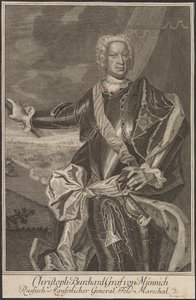 Portrait of Count Burkhard Christoph von Münnich