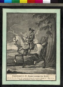 Frederick II of Prussia on horseback