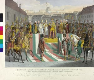 Coronation in Stove 1792 by Johann Nepomuk Hoechle
