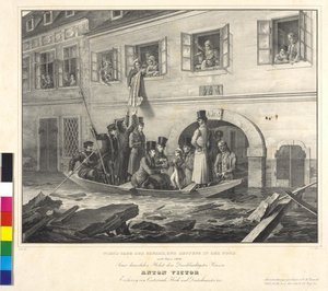 Of Vienna Day of the Danger, and Salvage in the Noth on 2nd March 1830 by Johann Nepomuk Hoechle