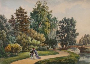 The Vlakhernskoye-Kuzminki estate by Johann Nepomuk Rauch