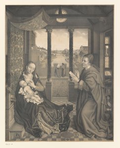 Saint Luke Drawing the Virgin and Child from the Collection of the Boisserée Brothers (series)