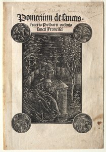 Pelbart of Temesvar Studying in a Garden by Johann Otmar