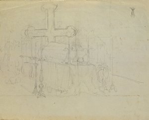 Lying in State of Juliana Krafft and Her Daughter Ludovica