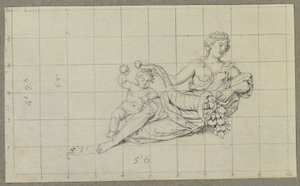 Fountain in the Peach Garden of the Upper Belvedere by Johann Peter Krafft