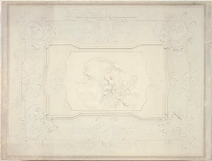 Stucco Ceiling in the Dining Room of the Lower Belvedere by Johann Peter Krafft