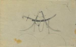 Study with Sabers by Johann Peter Krafft