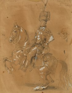 Theodor Aron de Bistra on Horseback