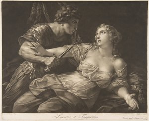 Tarquin and Lucretia by Johann Peter Pichler