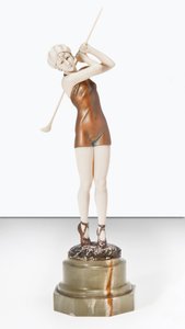 Golfer in Bathing Costume, c.1925