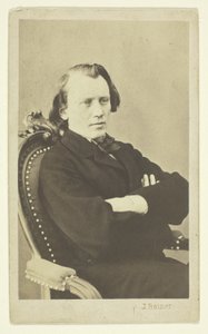 Portrait of Brahms by Johann Reiner