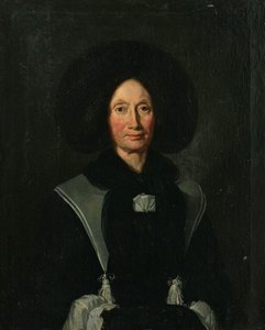 Portrait of a Woman Wurstemberger by Johann Rudolf Huber