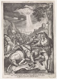 Conversion of Paul by Johann Sadeler (I)