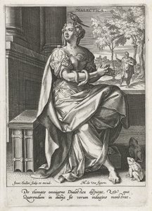 Dialectic (The Seven Liberal Arts) by Johann Sadeler (I)