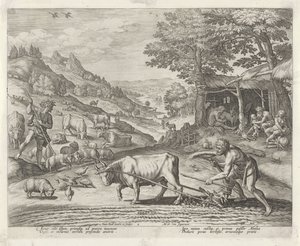 Cain and Abel as Farmer and Shepherd