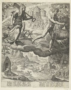 South Wind (Meridies) (The Four Winds) (series title) by Johann Sadeler (I)