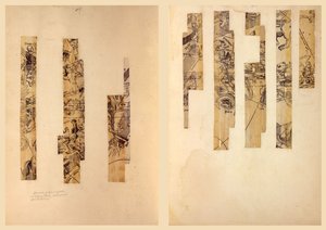 Fragmentary Celestial Globe Gores by Johann Schöner
