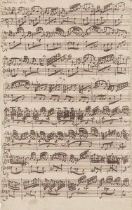 Allegro (Solo Harpsichord) from the First Version of Sonata No. 6 in G Major for Violin and Obligato Harpsichord