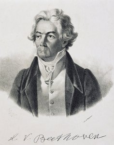 Portrait of Ludwig van Beethoven by Johann Stephan Decker