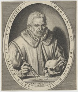Portrait of Theodor de Bry by Johann Theodor de Bry
