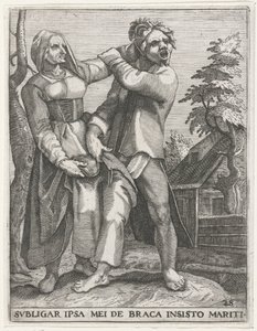 Struggle for the Pants (Emblemata Saecularia, 1596) by Johann Theodor de Bry
