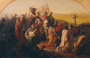 Godfrey of Bouillon and Crusaders