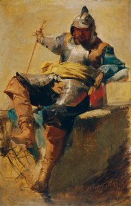Man in 17th Century Armor by Johann  Till der Jüngere