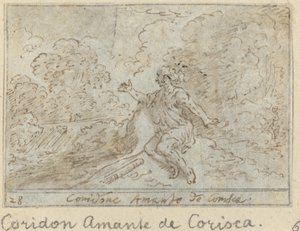 Coridone, Lover of Corisca by Johann Wilhelm Baur