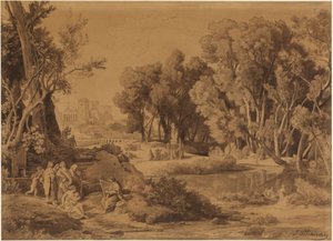 The Invention of the Arts in the Line of Cain (Genesis 4, 20-22) by Johann Wilhelm Schirmer