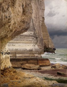 Rocky Coast at Etretat by Johann Wilhelm Schirmer