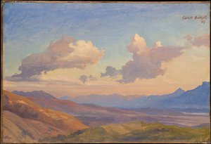 Landscape in the Sabine Mountains by Johann Wilhelm Schirmer