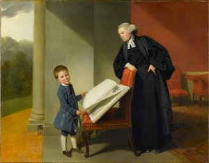 Reverend Randall Burroughes and His Son Ellis