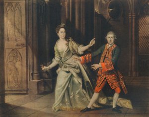 David Garrick and Mrs. Pritchard as Macbeth and Lady Macbeth by Johan Joseph Zoffany
