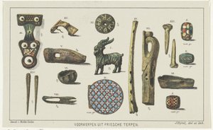 Objects from Frisian Mounds by Johannes Bijtel