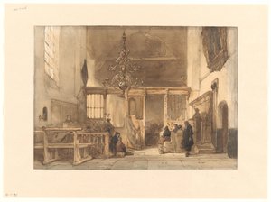 Interior of a Church in Utrecht by Johannes Bosboom