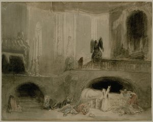 Scene from the opera Guido et Ginevra