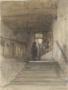 Staircase by Johannes Bosboom