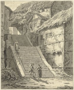 Staircase Between Houses in Mettmann, Near Düsseldorf