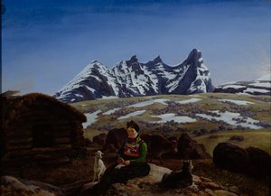 Store Skagastolstind by Johannes Flintoe