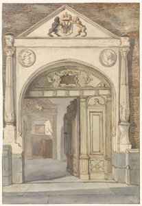 View in the Hall of the Town Hall in Nijmegen