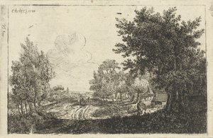 Landscape with Farmer