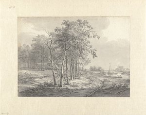 Landscape with a Road Along a Water by Johannes Franciscus Christ
