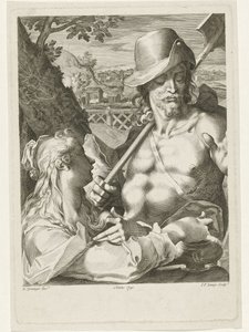 Christ Appears as a Gardener to Mary Magdalene by Johannes Fredericus Lange