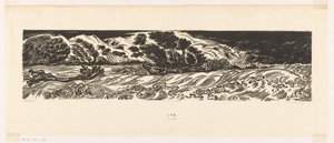 Bandjir by Johannes Frederik Engelbert ten Klooster (signed by artist)