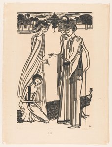 The Alms by Johannes Frederik Engelbert ten Klooster (signed by artist)