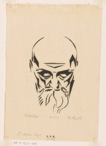 Portrait of Carl Hohn by Johannes Frederik Engelbert ten Klooster (signed by artist)