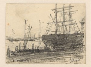 Ships in Front of Dordrecht